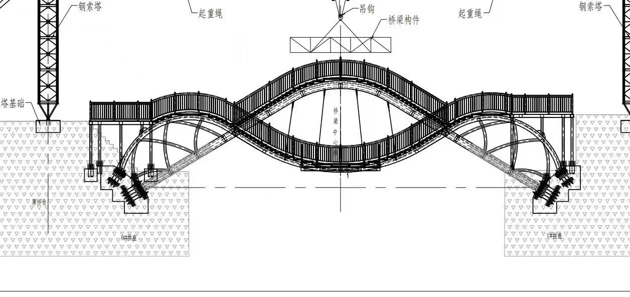 弧形钢结构工程图